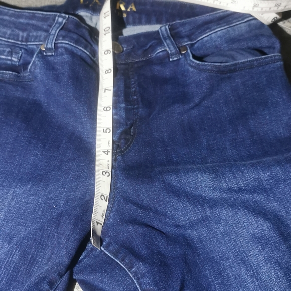 Laura Petites Jeans High Rise Legs Have been shortened Blue Denim Size 10 - Picture 6 of 11